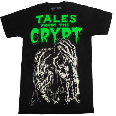 Tales From The Crypt Glow Hands Tshirt - Kreepsville